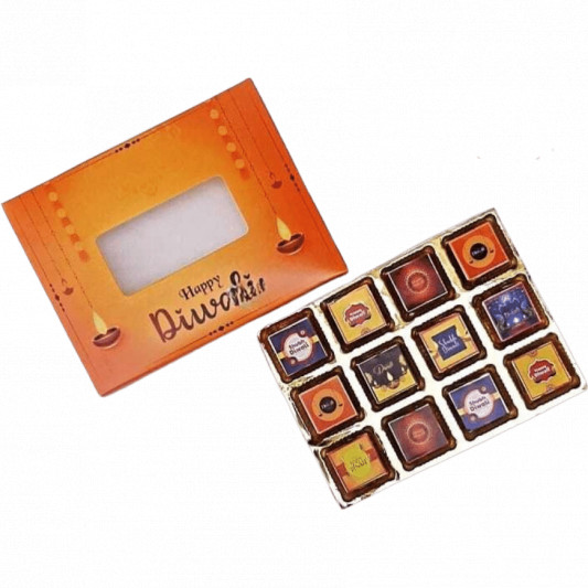 Homemade Theme Chocolate Pack of 12 online delivery in Noida, Delhi, NCR, Gurgaon