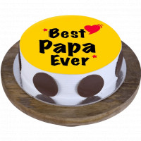 Best Papa Ever Photo Cake online delivery in Noida, Delhi, NCR,
                    Gurgaon