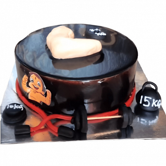 Gym Theme Cake online delivery in Noida, Delhi, NCR, Gurgaon