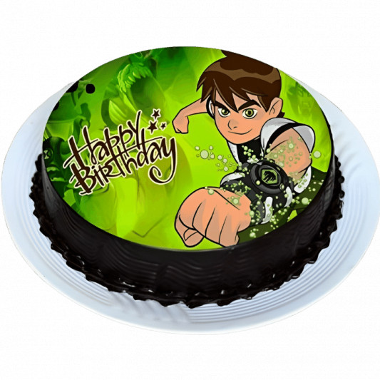 Ben Ten Photo Cake online delivery in Noida, Delhi, NCR, Gurgaon