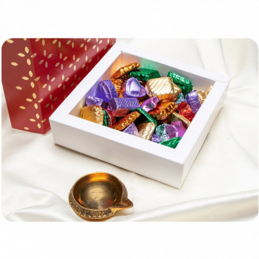 Beautiful Red Window Chocolate Box online delivery in Noida, Delhi, NCR, Gurgaon