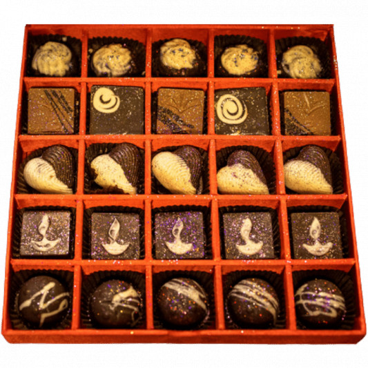 Beautiful Red Window Chocolate Box Large online delivery in Noida, Delhi, NCR, Gurgaon