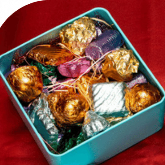 Gift Pack of Chocolates in Keepsake Tin Box online delivery in Noida, Delhi, NCR, Gurgaon