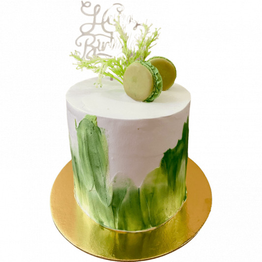 Beautiful Birthday Cake with Macaroons online delivery in Noida, Delhi, NCR, Gurgaon