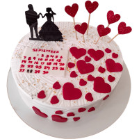 Calendar Theme Anniversary Cake online delivery in Noida, Delhi, NCR,
                    Gurgaon