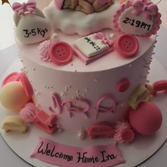 Welcome baby cake  online delivery in Noida, Delhi, NCR, Gurgaon