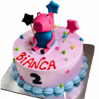 Peppa Pig 2nd Birthday Cake online delivery in Noida, Delhi, NCR,
                    Gurgaon