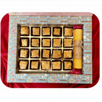 Baklava Gift Box with Candle online delivery in Noida, Delhi, NCR,
                    Gurgaon