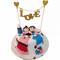 Love Couple Cake online delivery in Noida, Delhi, NCR,
                    Gurgaon