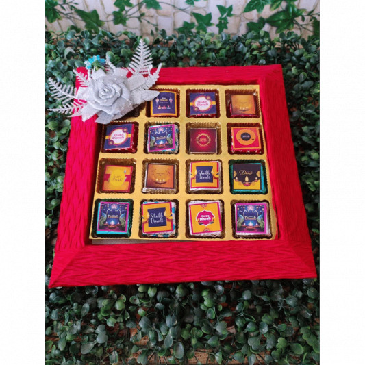 Diwali Special Beautiful 16 Cavity Chocolate Tray online delivery in Noida, Delhi, NCR, Gurgaon