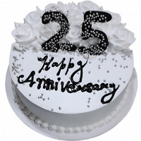 25th Anniversary Cake online delivery in Noida, Delhi, NCR,
                    Gurgaon