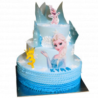 Frozen Theme Cake with Cutout Elsa online delivery in Noida, Delhi, NCR,
                    Gurgaon