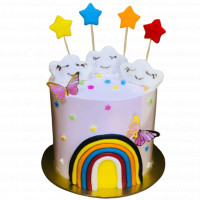 Rainbow Theme Butterfly Cake online delivery in Noida, Delhi, NCR,
                    Gurgaon