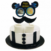 Mustache Cake for Boy online delivery in Noida, Delhi, NCR,
                    Gurgaon