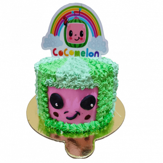 Cocomelon Cream Cake with Cutout Toppers  online delivery in Noida, Delhi, NCR, Gurgaon