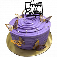 Purple Birthday Butterfly Cake online delivery in Noida, Delhi, NCR,
                    Gurgaon