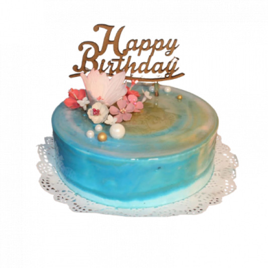 Mirror Glazed Birthday Cake online delivery in Noida, Delhi, NCR, Gurgaon