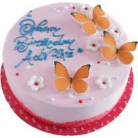Red Velvet Butterfly Cake online delivery in Noida, Delhi, NCR,
                    Gurgaon