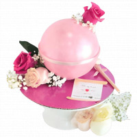 Pink Rose Pinata Cake online delivery in Noida, Delhi, NCR,
                    Gurgaon