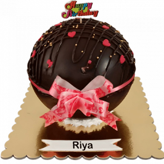 Black And Red Pinata Cake online delivery in Noida, Delhi, NCR, Gurgaon