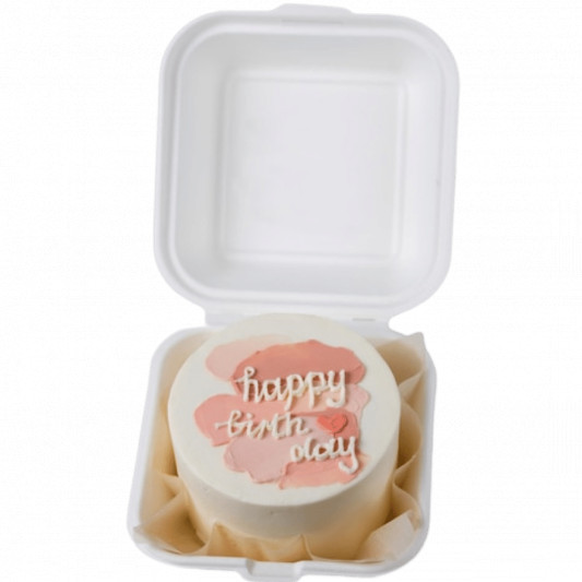 Minimalist Birthday Lunch Box Cake online delivery in Noida, Delhi, NCR, Gurgaon