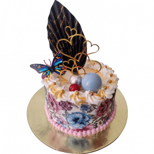 Colorful Butterfly Cake online delivery in Noida, Delhi, NCR, Gurgaon