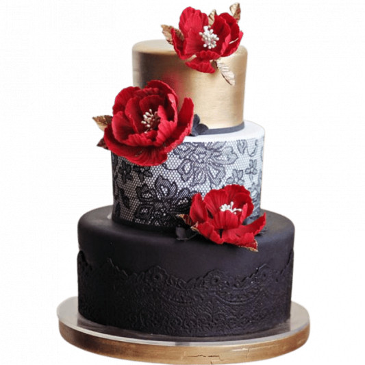 Lace Celebration Cake online delivery in Noida, Delhi, NCR, Gurgaon