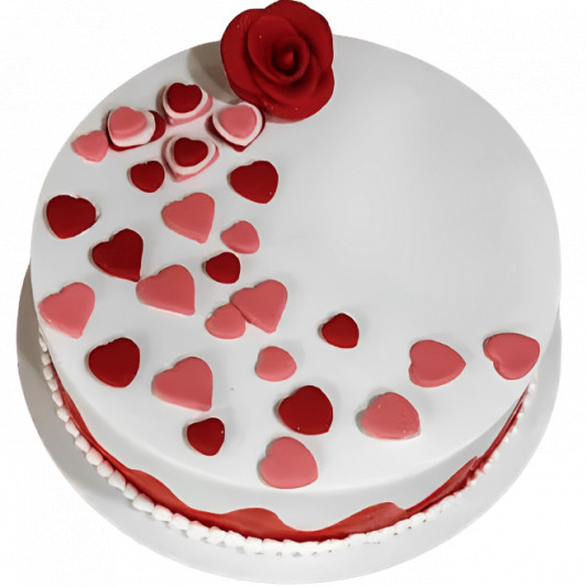 Happy Anniversary Flower Cake online delivery in Noida, Delhi, NCR, Gurgaon