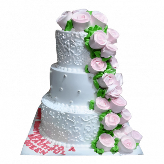 3 Tier Wedding Cake online delivery in Noida, Delhi, NCR, Gurgaon