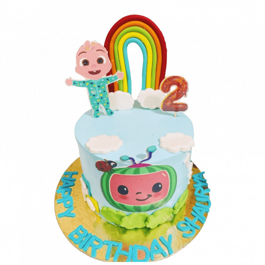 Cocomelon Cake for 2nd Birthday online delivery in Noida, Delhi, NCR, Gurgaon