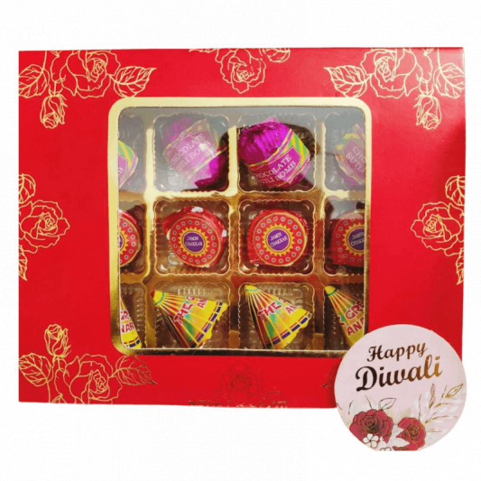 Crackers Diwali Chocolate Pack of 12 online delivery in Noida, Delhi, NCR, Gurgaon