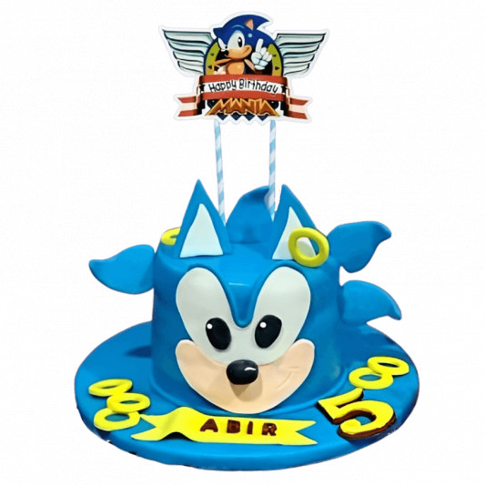 Sonic Theme Cake online delivery in Noida, Delhi, NCR, Gurgaon