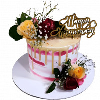 Floral Anniversary Cake online delivery in Noida, Delhi, NCR,
                    Gurgaon
