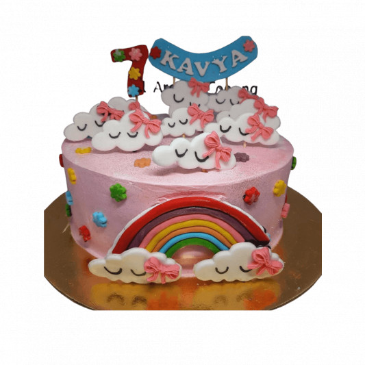 Birthday Rainbow cake online delivery in Noida, Delhi, NCR, Gurgaon