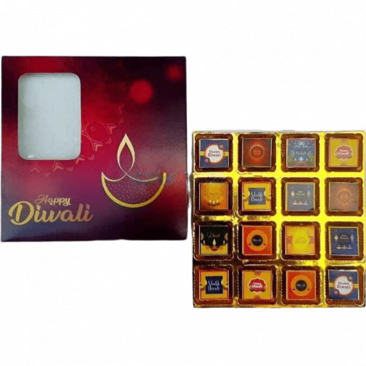 Diwali Sticker Chocolate Pack of 16 online delivery in Noida, Delhi, NCR, Gurgaon