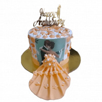 Anniversary Couple Cake online delivery in Noida, Delhi, NCR,
                    Gurgaon