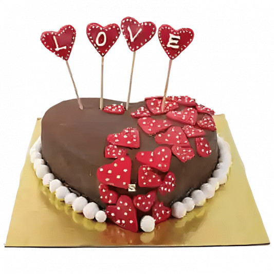 Chocolaty Love Cake online delivery in Noida, Delhi, NCR, Gurgaon