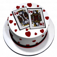 King N Queen Card Cake online delivery in Noida, Delhi, NCR,
                    Gurgaon