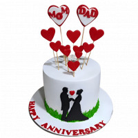 Anniversary Cake for MOM DAD online delivery in Noida, Delhi, NCR,
                    Gurgaon