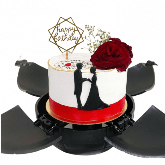 Love Couple Bomb Cake online delivery in Noida, Delhi, NCR, Gurgaon