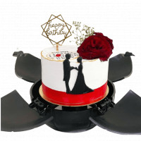 Love Couple Bomb Cake online delivery in Noida, Delhi, NCR,
                    Gurgaon