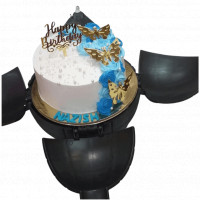 Butterfly Blue Bomb Cake online delivery in Noida, Delhi, NCR,
                    Gurgaon