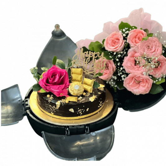 Bomb Cake and Flowers online delivery in Noida, Delhi, NCR, Gurgaon