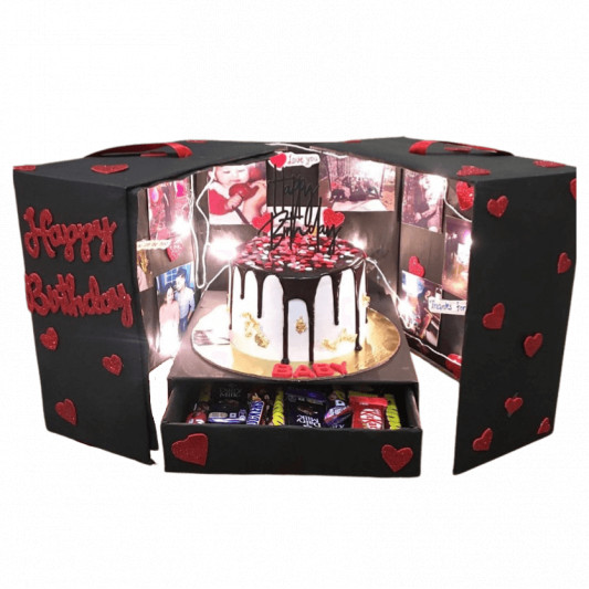 Black Forest Surprise Box online delivery in Noida, Delhi, NCR, Gurgaon