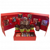 Pull Me Up Surprise Box with 4 Cupcake online delivery in Noida, Delhi, NCR,
                    Gurgaon