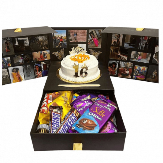 Sweet 16 Surprise Box online delivery in Noida, Delhi, NCR, Gurgaon