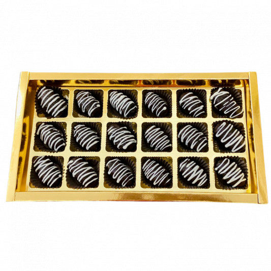 Almond Stuffed Dates Chocolates - Gift Pack online delivery in Noida, Delhi, NCR, Gurgaon
