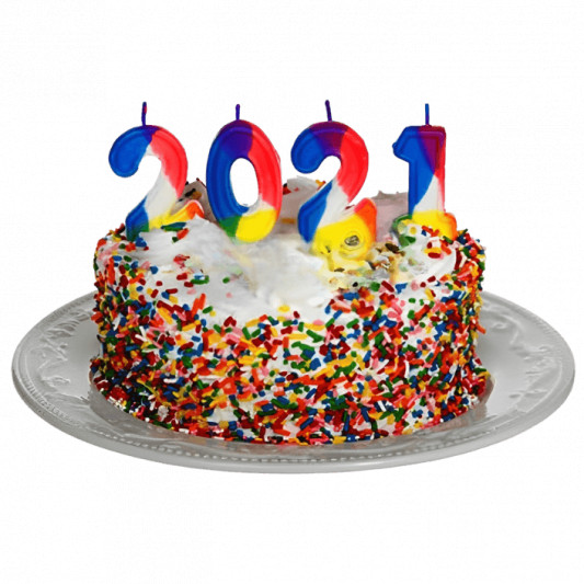 Sparkling New Year Cake online delivery in Noida, Delhi, NCR, Gurgaon