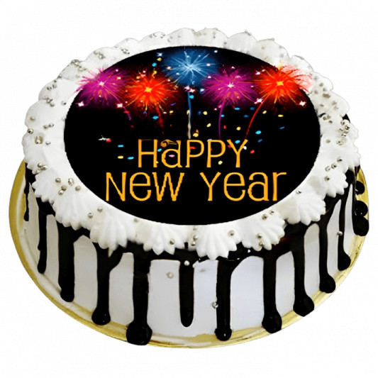 New Year Evening Cake online delivery in Noida, Delhi, NCR, Gurgaon