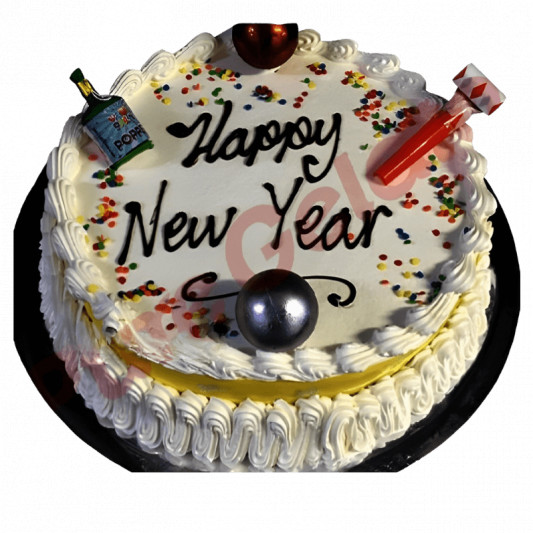 New Year Traditional Cake online delivery in Noida, Delhi, NCR, Gurgaon